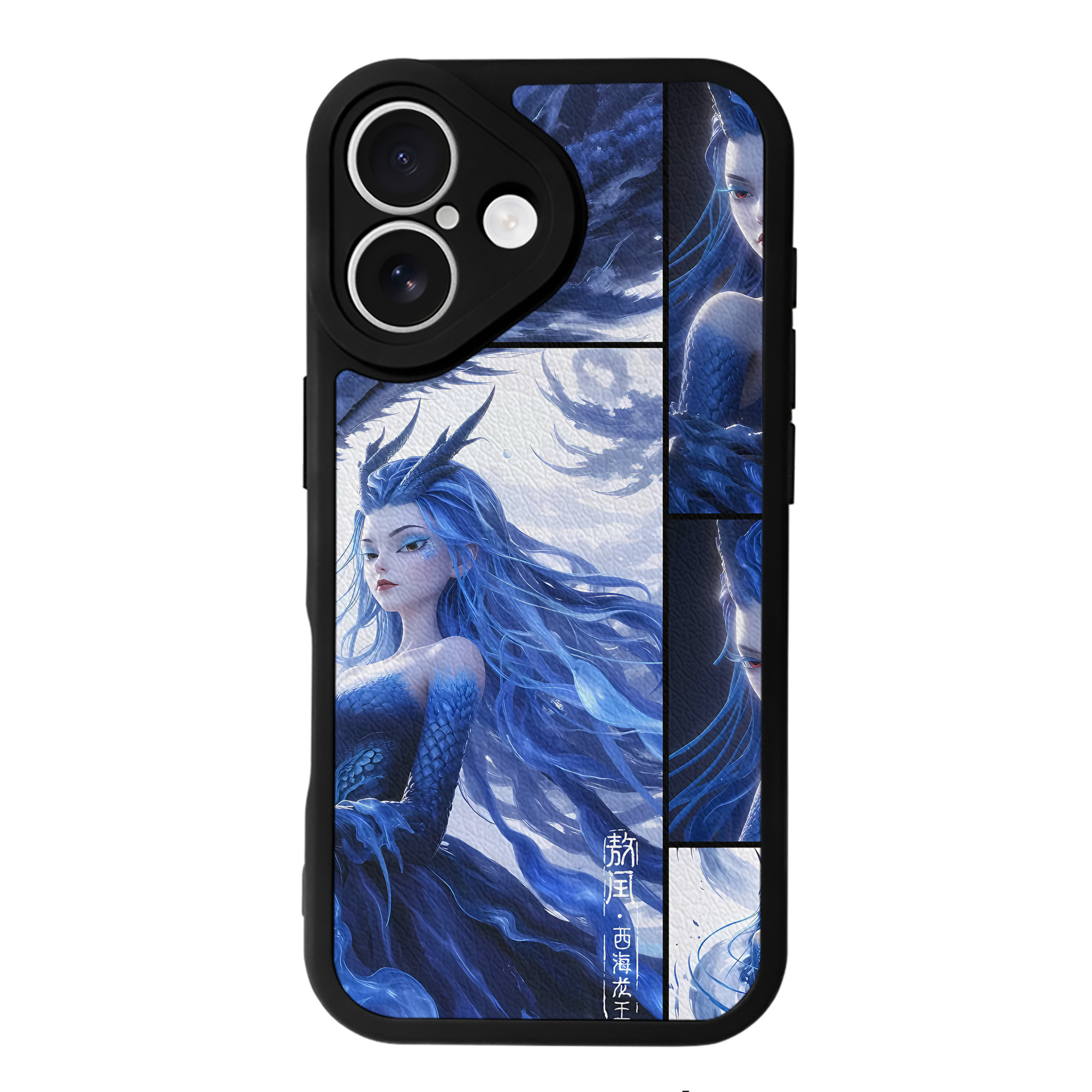 （画像用） Ne Zha 2 ナタ 魔童の大暴れ 【iPhone 16シリーズ対応】シリコンスマホケース（レザー調） 材質：シリコン